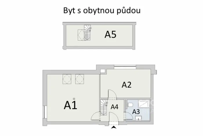Pronájem bytu 2+kk, Nový Bor, Prokopa Velikého, 55 m2