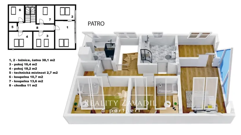 Pronájem rodinného domu, Praha - Pitkovice, Žampiónová, 190 m2