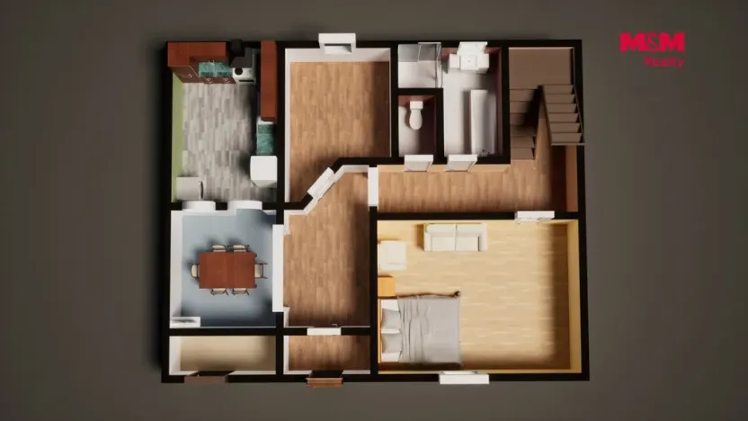 Prodej rodinného domu, Kolín, Tůmova, 92 m2