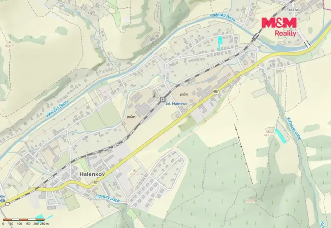 Prodej louky, Halenkov, 1784 m2