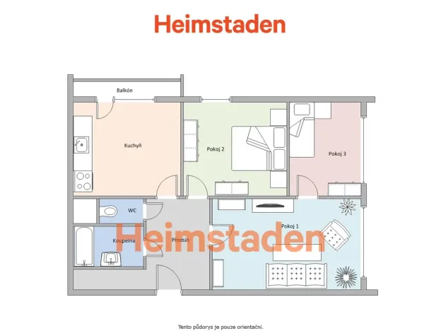 Pronájem bytu 3+1, Frýdek-Místek - Místek, Československé armády, 67 m2