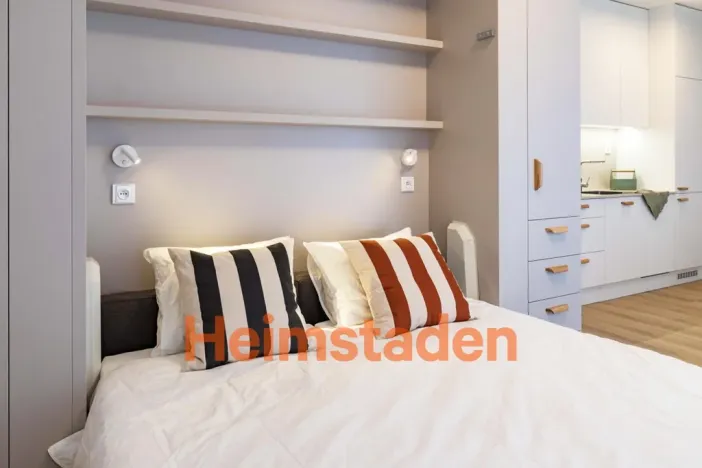 Pronájem bytu 1+kk, Praha - Holešovice, Vrbenského, 34 m2