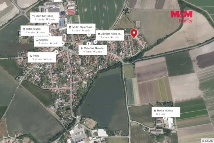Pronájem rodinného domu, Mochov, U Výmoly, 55 m2