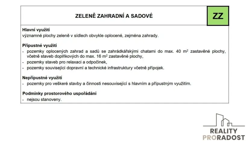 Prodej zahrady, Hranice, 2040 m2