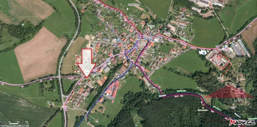 Pronájem bytu 2+1, Velhartice, 53 m2