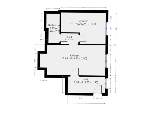 Pronájem bytu 2+kk, Praha - Smíchov, Jindřicha Plachty, 40 m2