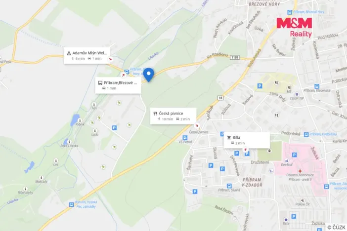 Prodej zahrady, Příbram - Lazec, 401 m2