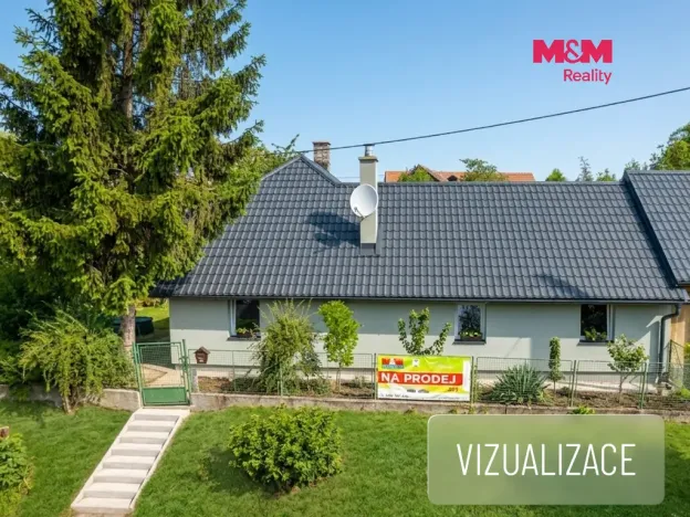 Prodej rodinného domu, Oskořínek, Slepá, 78 m2