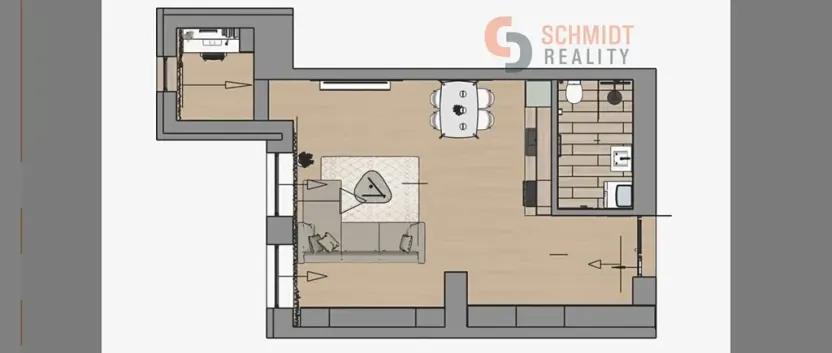 Prodej bytu 1+kk, Bavory, 48 m2