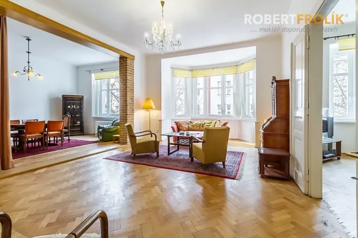 Pronájem bytu 3+1, Praha - Bubeneč, Národní obrany, 140 m2