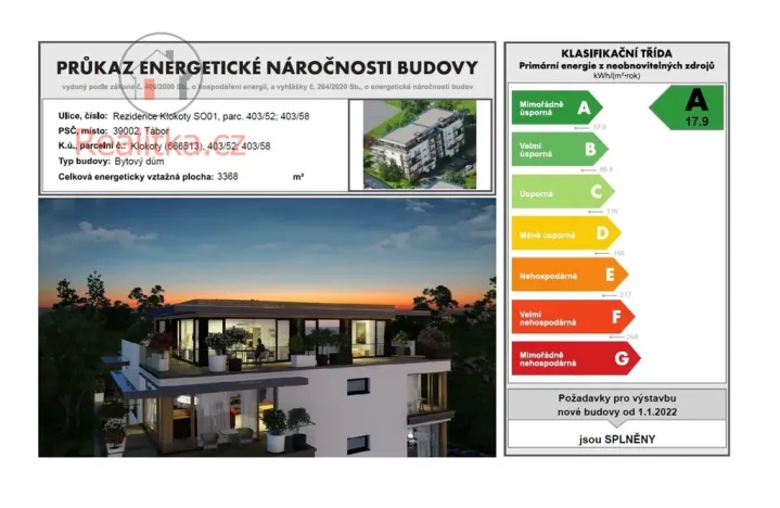 Prodej bytu 3+kk, Tábor - Klokoty, Jaroslava Vacka, 128 m2