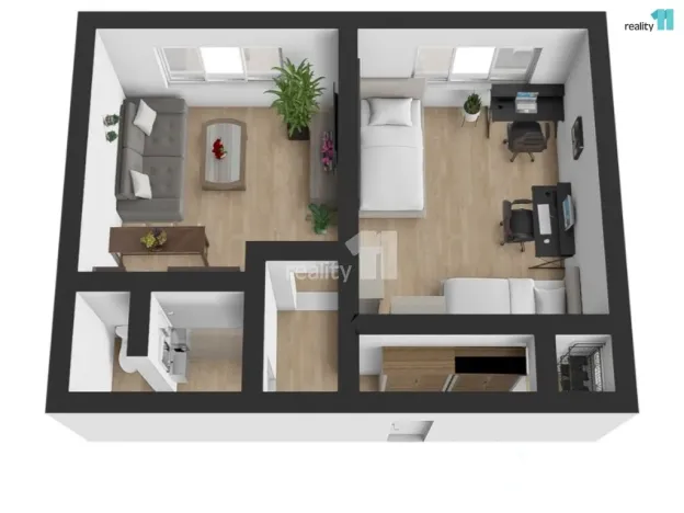 Pronájem bytu 2+kk, Hradec Králové - Nový Hradec Králové, Durychova, 47 m2
