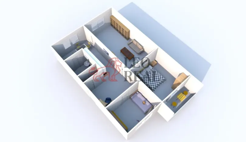Pronájem bytu 3+1, Veselí nad Moravou, náměstí Míru, 73 m2
