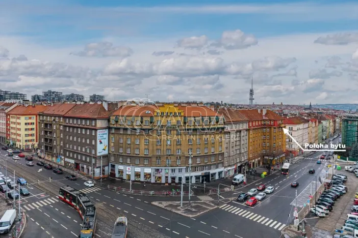 Pronájem bytu 3+1, Praha - Žižkov, Hartigova, 75 m2