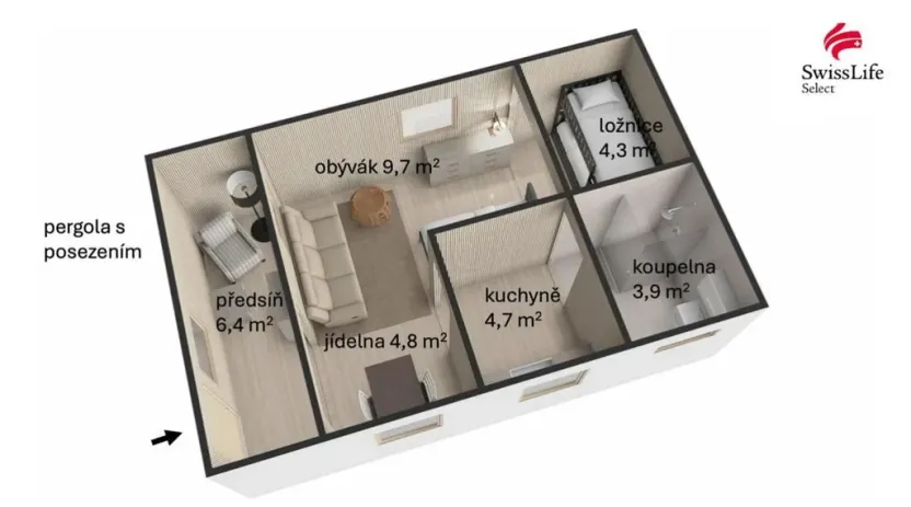 Prodej chaty, Znojmo, 34 m2
