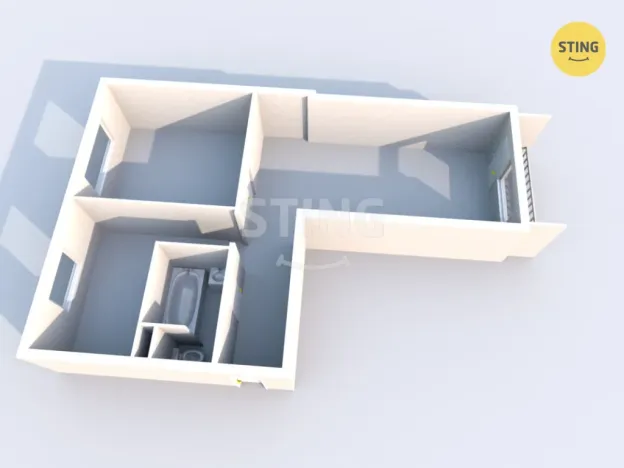 Prodej bytu 2+1, Ostrava, Ludvíka Podéště, 54 m2