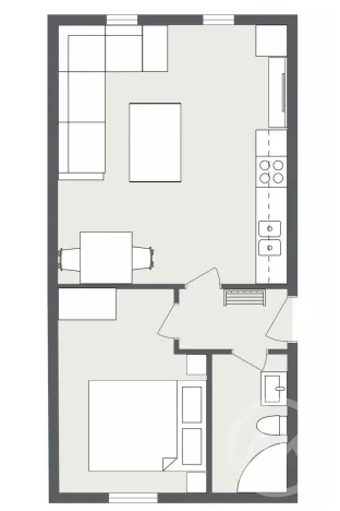 Pronájem bytu 2+kk, Ostrava - Moravská Ostrava, Jílová, 39 m2