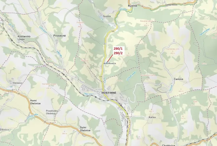 Dražba lesa, Rudník, 3359 m2