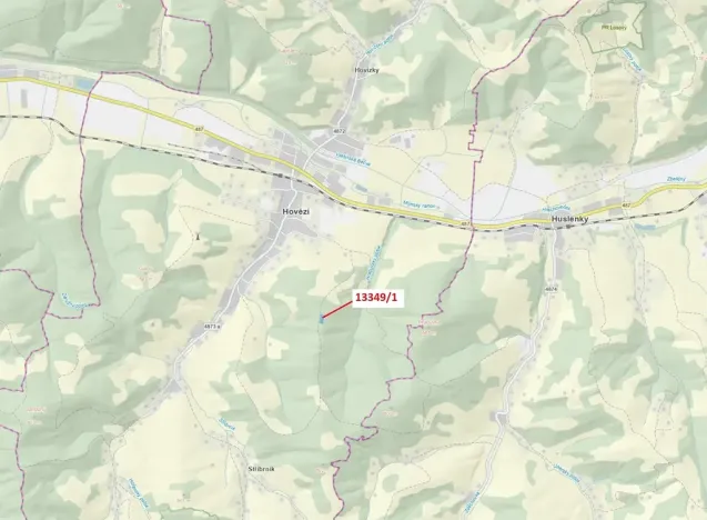 Dražba louky, Hovězí, 1868 m2