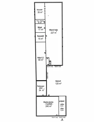 Prodej obchodního prostoru, Kralice na Hané, 630 m2
