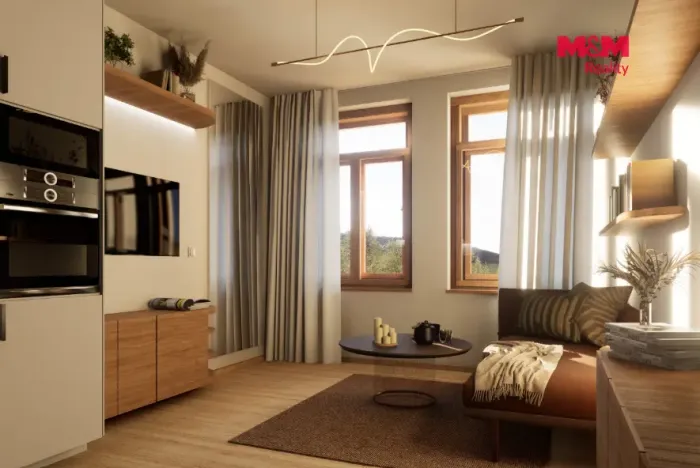Prodej bytu 2+kk, Praha - Smíchov, Grafická, 35 m2