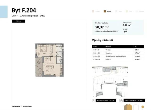 Prodej bytu 2+kk, Černá v Pošumaví, 64 m2