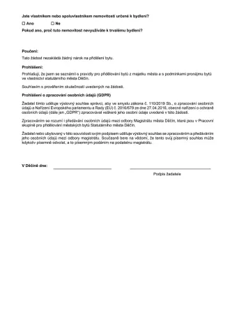 Pronájem bytu 2+kk, Děčín, Tržní, 53 m2
