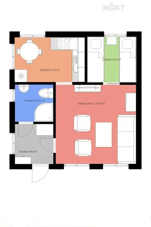 Prodej chaty, Horní Planá, Jenišov, 33 m2