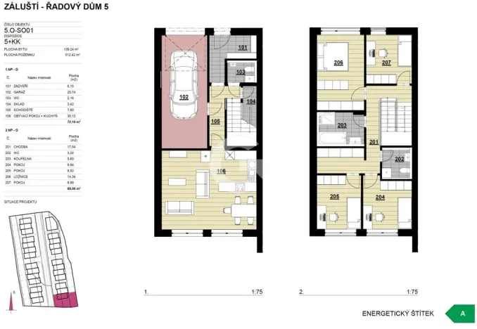 Prodej rodinného domu, Zlín - Louky, Záluští, 140 m2