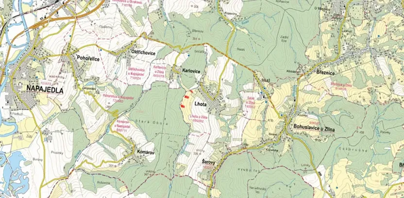 Prodej louky, Lhota, 7746 m2