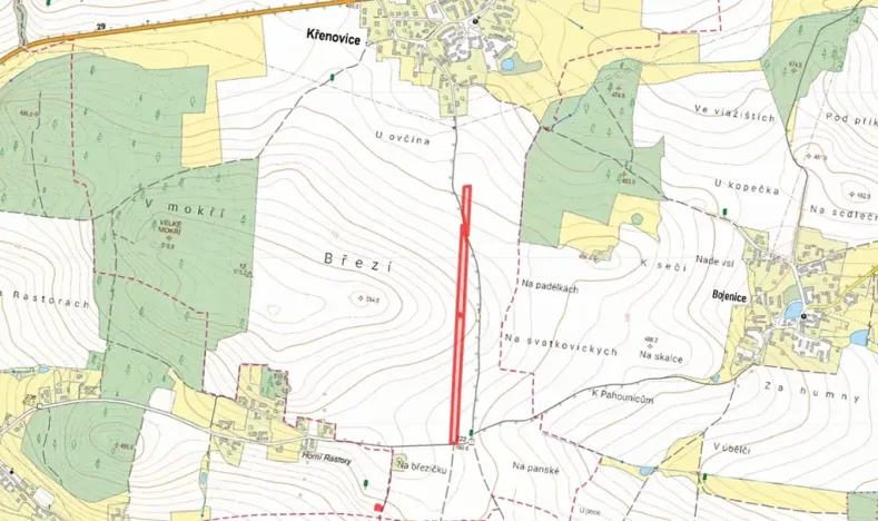 Prodej pole, Křenovice, 15930 m2