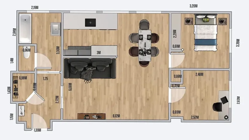 Prodej bytu 3+kk, Nové Strašecí, Dukelská, 69 m2