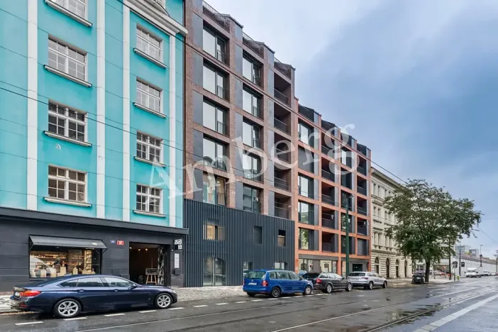 Pronájem bytu 1+kk, Praha - Karlín, Sokolovská, 28 m2