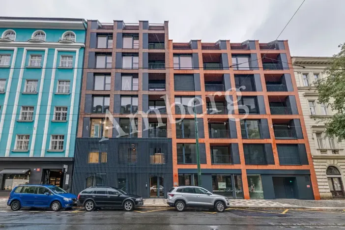 Pronájem bytu 1+kk, Praha - Karlín, Sokolovská, 28 m2