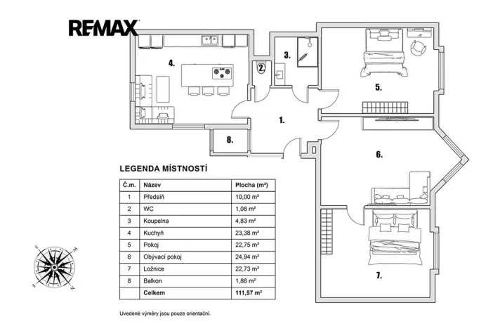 Pronájem bytu 4+kk, Praha - Smíchov, Pod tratí, 111 m2