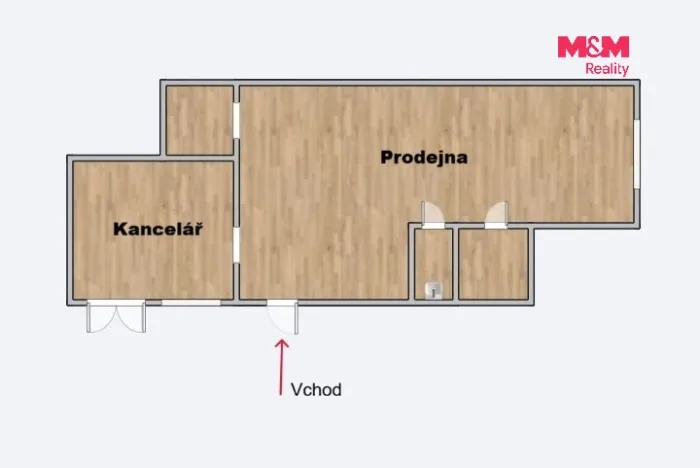 Pronájem obchodního prostoru, Čáslav - Čáslav-Staré Město, Formíkova, 67 m2