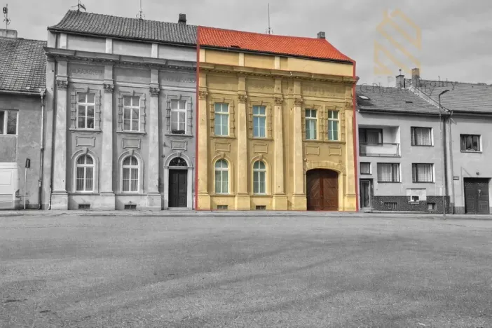 Prodej vícegeneračního domu, Kostelec nad Labem, nám. Komenského, 454 m2