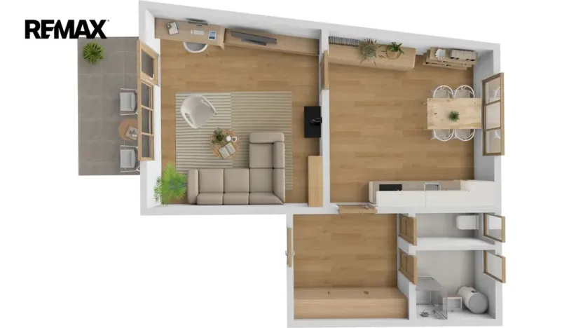 Prodej bytu 1+1, Hronov, Husova, 50 m2