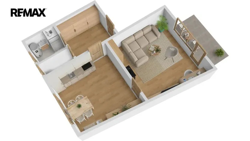 Prodej bytu 1+1, Hronov, Husova, 50 m2