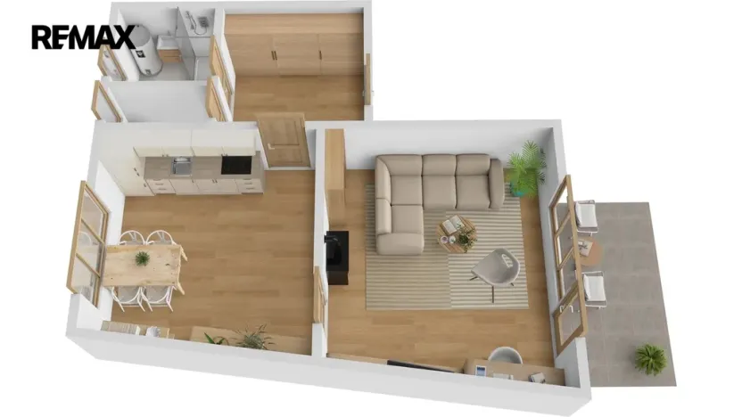 Prodej bytu 1+1, Hronov, Husova, 50 m2