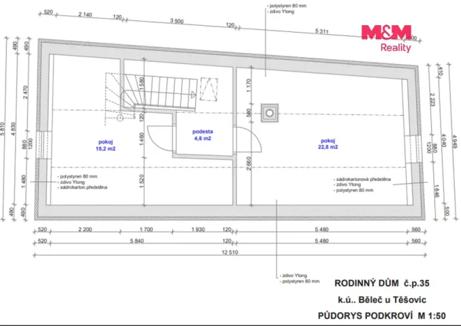 Prodej bytu 5+kk, Těšovice - Běleč, 88 m2