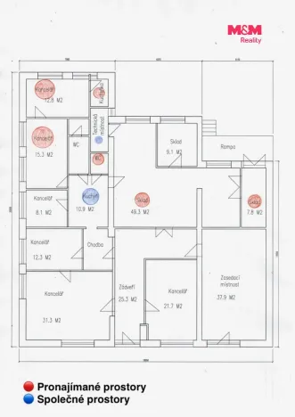 Pronájem obchodního prostoru, Chrudim - Chrudim II, Topolská, 106 m2