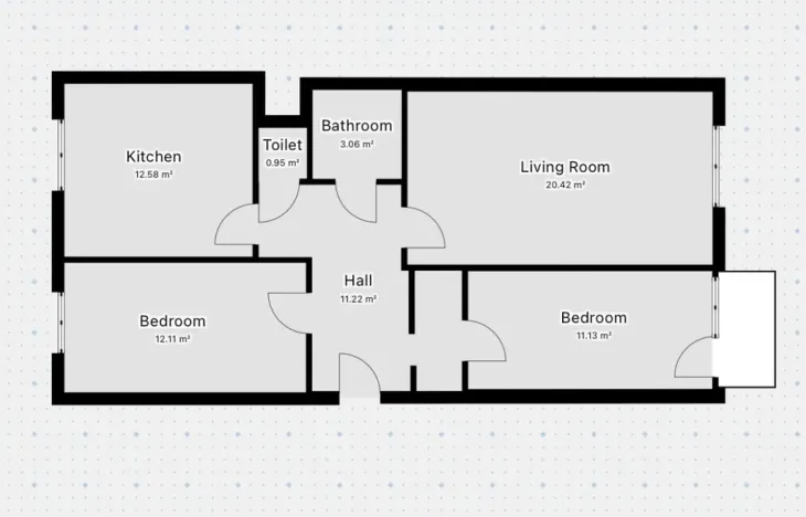 Pronájem bytu 3+kk, Praha - Chodov, Ženíškova, 74 m2