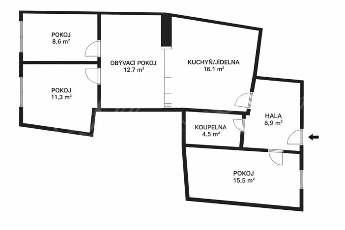 Prodej bytu 4+kk, Brno - Zábrdovice, Koliště, 76 m2