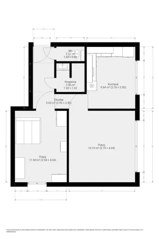 Pronájem bytu 2+1, Náměšť nad Oslavou, Zborovská, 48 m2