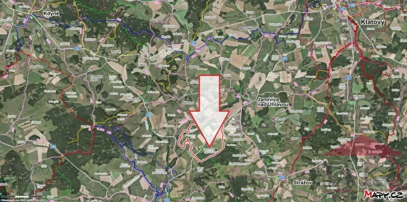 Prodej pozemku pro bydlení, Janovice nad Úhlavou, 4086 m2