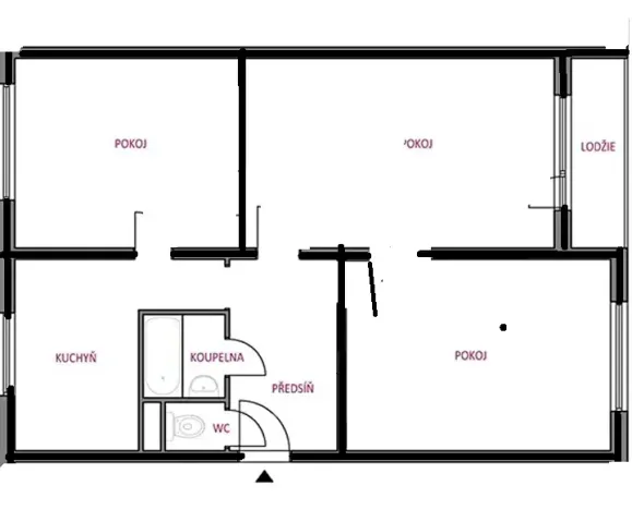 Prodej bytu 3+1, Hradec Králové, Kpt. Fechtnera, 70 m2