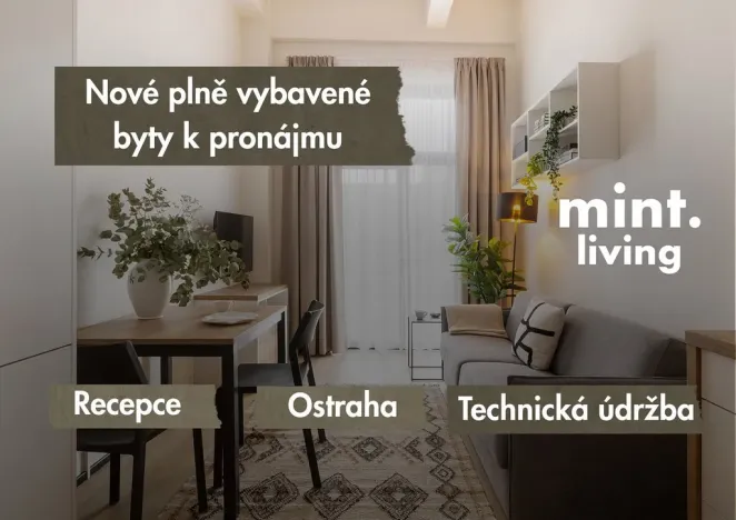 Pronájem bytu 1+kk, Praha - Hloubětín, Poděbradská, 34 m2