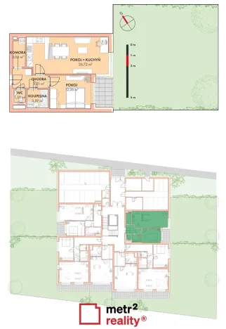 Prodej bytu 2+kk, Uničov, Pionýrů, 55 m2