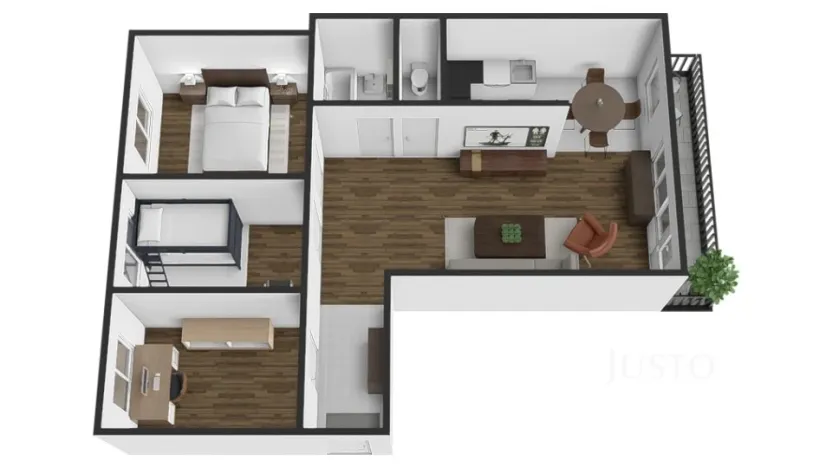 Prodej bytu 4+kk, Kamenice, Sídliště II, 77 m2